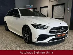Polarweiss unilack Gebraucht 2023 Mercedes C180 AMG line Kombi | 35.990 € (Fairer Preis)
