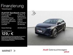 Mythosschwarz metallic Gebraucht 2022 Audi Q4 e-tron SUV | 34.890 € (Fairer Preis)