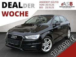 Schwarz Gebraucht 2015 Audi A3 Sportback S-Line Limousine | 10.999 € (Guter Preis)