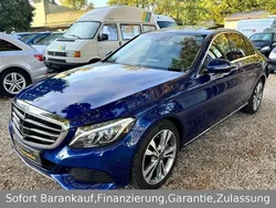 Manufaktur brillantblau (metallic) Gebraucht 2017 Mercedes C400 Limousine | 28.500 € (Fairer Preis)