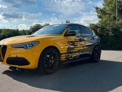 Schwarz Gebraucht 2021 Alfa Romeo Stelvio Quadrifoglio Verde SUV | 30.400 € (Fairer Preis)