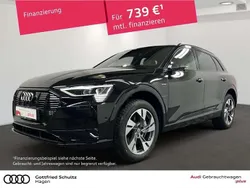 Mythosschwarz metallic Gebraucht 2020 Audi e-tron Advanced SUV | 42.810 € (Etwas zu teuer)