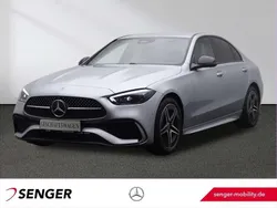 Lack hightechsilber Gebraucht 2025 Mercedes C200 AMG Limousine | 45.970 € (Etwas zu teuer)