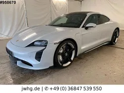 Grau Gebraucht 2021 Porsche Taycan Turbo Limousine | 67.450 € (Superpreis)