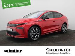 Rot Gebraucht 2025 Skoda Enyaq iV SportLine SUV | 53.880 € (Etwas zu teuer)