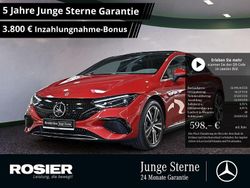 Rot / manufaktur patagonienrot Gebraucht 2024 Mercedes EQE500 Electric Art Limousine | 61.999 € (Etwas zu teuer)