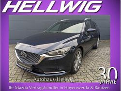 Deep crystal blue metallic Gebraucht 2024 Mazda 6 Takumi-Line Kombi | 30.780 € (Guter Preis)