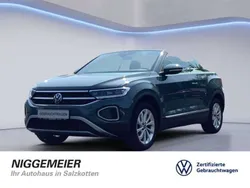 Petroleum blue met. Gebraucht 2023 VW T-Roc Cabriolet Style Cabrio | 28.990 € (Guter Preis)