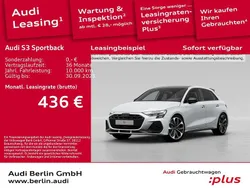 Gletscherweiß metallic Gebraucht 2024 Audi S3 Ambiente Limousine | 49.690 € (Fairer Preis)