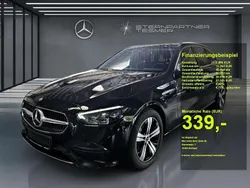 Metalliclack obsidianschwarz Gebraucht 2023 Mercedes C220 Avantgarde Kombi | 30.780 € (Guter Preis)