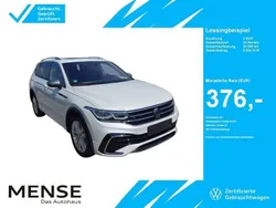 Oryxweiß perlmutteffekt Gebraucht 2024 VW Tiguan Allspace R-line SUV | 47.645 € (Fairer Preis)