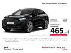 Mythosschwarz metallic Gebraucht 2025 Audi Q4 Sportback e-tron S-Line SUV | 52.522 €