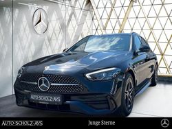 Obsidianschwarz metallic Gebraucht 2024 Mercedes C180 Advanced Kombi | 36.490 € (Fairer Preis)