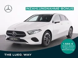 Unilack polarweiß Gebraucht 2024 Mercedes A200 Progressive Limousine | 29.685 € (Fairer Preis)