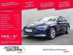 Blau Gebraucht 2024 Audi A3 Sportback Advanced Limousine | 33.440 € (Guter Preis)