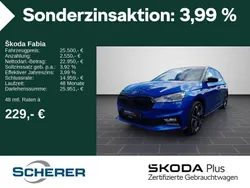 Raceblau metallic met. Gebraucht 2024 Skoda Fabia Monte Carlo Limousine | 25.500 € (Fairer Preis)