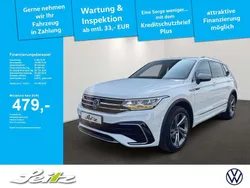 Weiß Gebraucht 2022 VW Tiguan Allspace R-line SUV | 34.553 € (Etwas zu teuer)