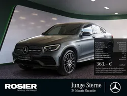 Grau / selenitgrau magno (metallic) Gebraucht 2021 Mercedes GLC300e AMG Coupé | 48.770 € (Teuer)