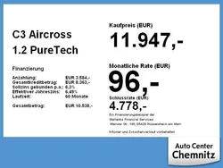 Weiß Gebraucht 2018 Citroën C3 Aircross PureTech SUV | 11.947 € (Guter Preis)