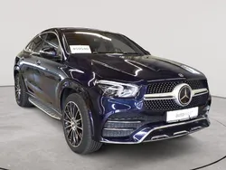 Cavansitblau metallic Gebraucht 2022 Mercedes GLE350 AMG line Coupé | 66.990 € (Guter Preis)