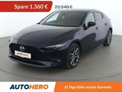 Deep crystal blue Gebraucht 2021 Mazda 3 Selection Limousine | 21.180 € (Fairer Preis)