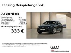 Grau Neu 2025 Audi A3 Sportback Kleinwagen | 32.555 € (Guter Preis)