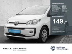 Weiß Gebraucht 2021 VW up! Basis Kleinwagen | 11.990 € (Fairer Preis)