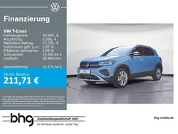 Blau Gebraucht 2024 VW T-Cross Life SUV | 26.990 € (Etwas zu teuer)