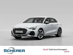 Gletscherweiß metallic (metallic) Gebraucht 2024 Audi S3 Advanced Limousine | 45.690 € (Fairer Preis)