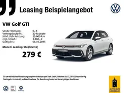 Weiß Neu 2025 VW Golf VIII GTI Limousine | 42.444 € (Fairer Preis)