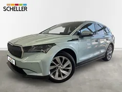 Grau Gebraucht 2021 Skoda Enyaq iV Lodge SUV | 28.300 € (Etwas zu teuer)