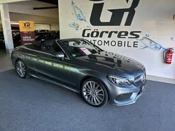 Grau Gebraucht 2016 Mercedes C180 AMG line Cabrio | 25.900 € (Etwas zu teuer)