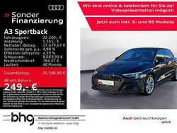 Brillantschwarz Gebraucht 2022 Audi A3 Advanced Plus Limousine | 22.260 € (Fairer Preis)