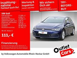 Atlantic blue metallic Gebraucht 2021 VW Golf VIII Life Limousine | 17.999 € (Guter Preis)
