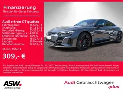 Daytonagrau perleffekt Gebraucht 2023 Audi e-tron GT quattro Ambiente Limousine | 64.690 € (Superpreis)