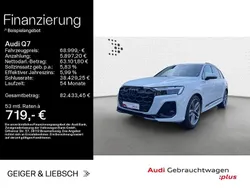 Gletscherweiß metallic Gebraucht 2024 Audi Q7 S-Line SUV | 68.999 € (Superpreis)