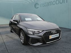 Grau Gebraucht 2023 Audi A3 Sportback S-Line Limousine | 33.740 € (Etwas zu teuer)