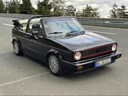 Schwarz Gebraucht 1992 VW Golf Cabriolet Sportline Cabrio | 8.900 €