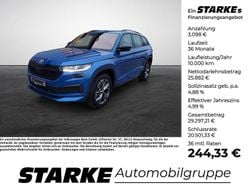 Raceblau metallic Gebraucht 2022 Skoda Kodiaq SportLine SUV | 28.980 € (Guter Preis)