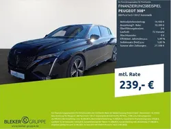 Perlaneraschwarz (metallic) Gebraucht 2023 Peugeot 308 GT Limousine | 24.790 € (Etwas zu teuer)