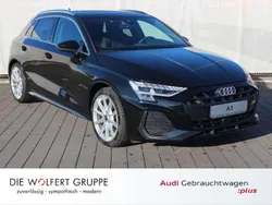 Mythosschwarz metallic Gebraucht 2025 Audi A3 S-Line Limousine | 43.749 €