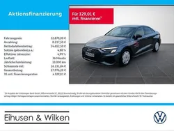 Daytonagrau perleffekt Gebraucht 2021 Audi A3 S-Line Limousine | 32.870 € (Teuer)