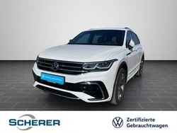 Pure white Gebraucht 2024 VW Tiguan Allspace R-line SUV | 39.900 € (Guter Preis)