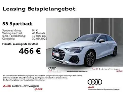 Gletscherweiß metallic Gebraucht 2024 Audi S3 Ambiente Limousine | 43.760 € (Fairer Preis)