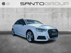 White metallic Gebraucht 2020 Audi A3 Sportback S-Line Limousine | 25.480 € (Teuer)