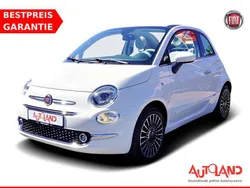 Gelato weiss Gebraucht 2017 Fiat 500 Lounge Cabrio | 12.890 € (Teuer)