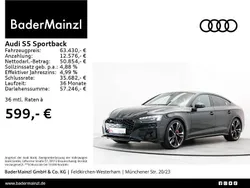 Schwarz Gebraucht 2024 Audi S5 Sportback Competition Kleinwagen | 61.260 € (Fairer Preis)