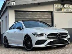 Mondstein weiss Gebraucht 2020 Mercedes CLA250 AMG line Limousine | 30.900 € (Fairer Preis)