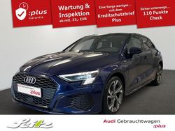 Navarrablau metallic Gebraucht 2021 Audi A3 Sportback e-tron S-Line Limousine | 25.999 € (Fairer Preis)