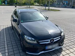 Schwarz Gebraucht 2016 Mercedes C220 AMG line Kombi | 10.900 € (Guter Preis)